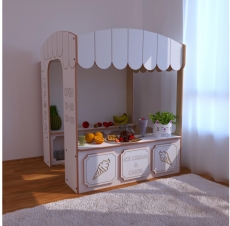 Ігровий будиночок IndigoWood Cafe white